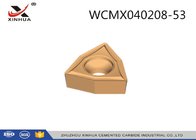 Porcellana Utensili per il taglio indicizzabili del carburo di durezza eccellente WCMX040208 per il portautensile di perforazione società