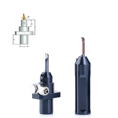 Strumenti per l'abborraggio a carburo con supporto di precisione di blocco SIM e design del refrigerante interno per migliorare la durata dell'utensile