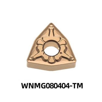 WNMG080404-TM inserti di tornitura a carburo CNC indicizzabili sostitutivi per leghe ad alta temperatura e materiali non ferrosi