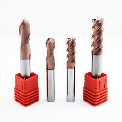 Fresa a sfera in metallo duro da 6 mm, 2 taglienti, per la lavorazione dei metalli