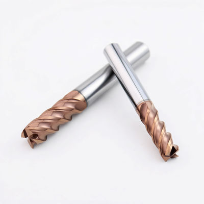 Fresa a 4 taglienti in carburo per acciaio per stampi fino a 60 HRC