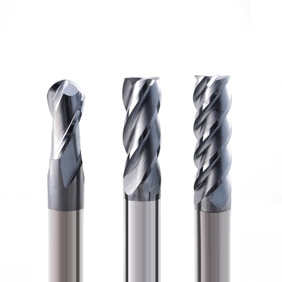Fresa a candela in carburo da 8mm, 4 taglienti, per fresatura metalli