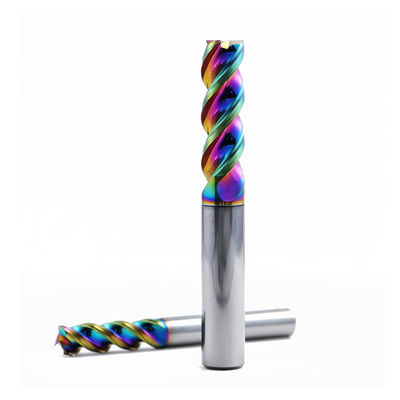 Tagliatrici di carburo di tungsteno con rivestimento DLC per la lavorazione CNC dell'alluminio