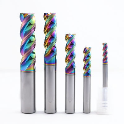 Tagliatrici di carburo di tungsteno con rivestimento DLC per la lavorazione CNC dell'alluminio