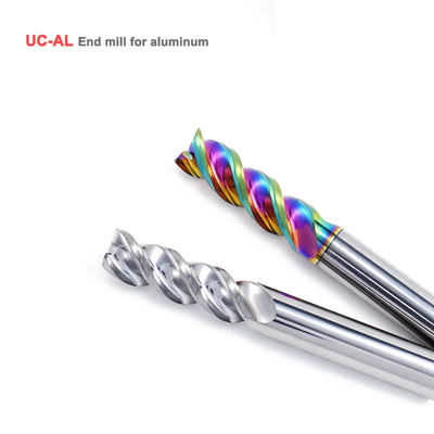 Tagliatrici di carburo di tungsteno con rivestimento DLC per la lavorazione CNC dell'alluminio